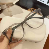 黑色方框眼镜男大框近视可配度数散光防蓝光大脸眼睛框镜架72350