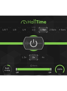 CableGuys HalfTime 一键缓降 减速节奏效果器插件WIN&Mac