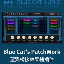 Blue Cats PatchWork蓝猫桥接效果器插件ProTools桥接工具Win/Mac