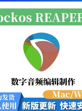 REAPER 音频编辑制作宿主中文版音频对轨录制编辑软件 Win/Mac