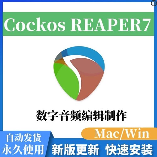 REAPER 音频编辑制作宿主中文版音频对轨录制编辑软件 Win/Mac