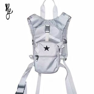 TheNewYouthPark2025双肩包小号背包大容量 轻便刺绣贴背