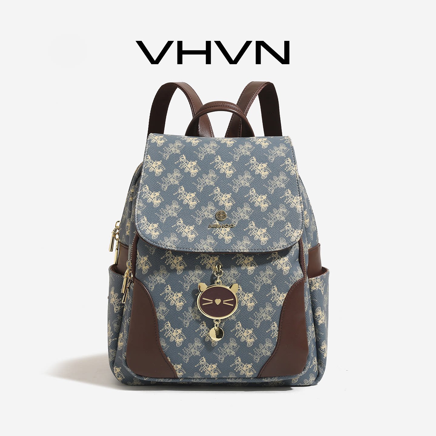 VHVN书包2026新款轻奢双肩包图片