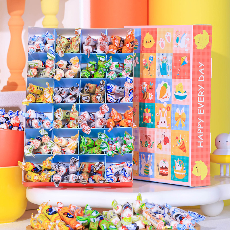 圣诞节大白兔奶糖12种混合口味礼盒送男女朋友糖果零食生日礼物