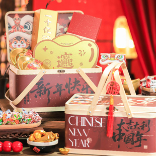新年糖果礼盒装大白兔零食巧克力2026年货送领导亲朋公司团购福利