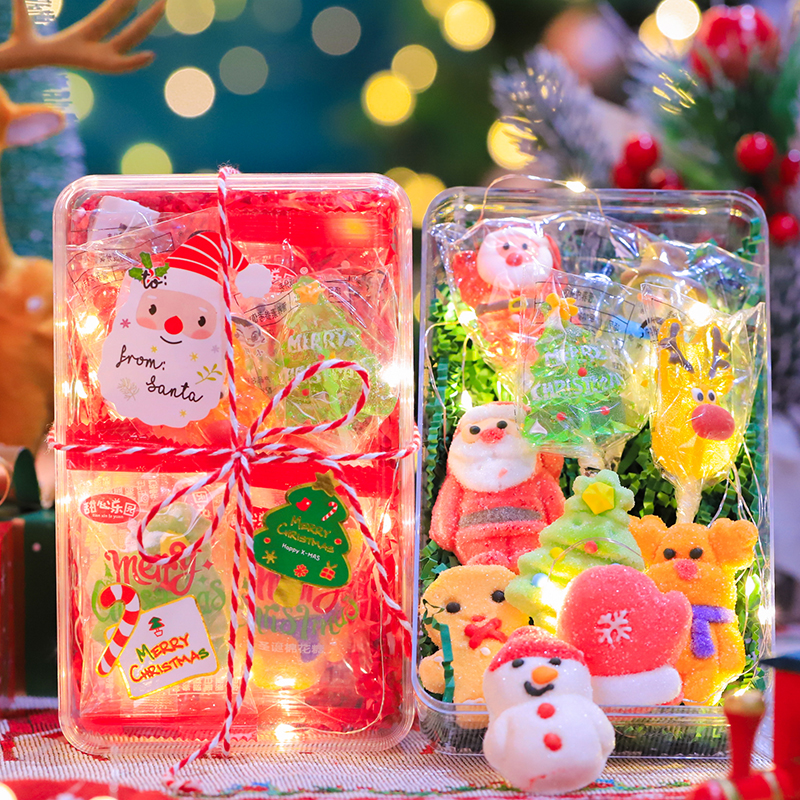 可爱棉花糖糖果礼盒装送男女朋友同学零食棒棒糖网红生日礼物团购