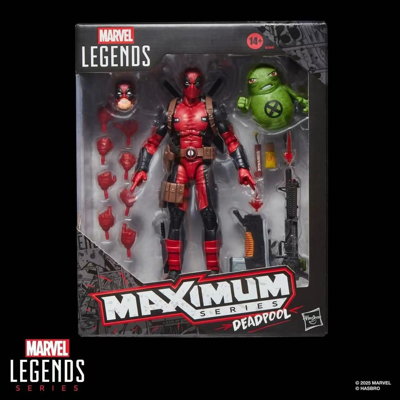 孩之宝漫威传奇marvel maximum死侍 可动手办