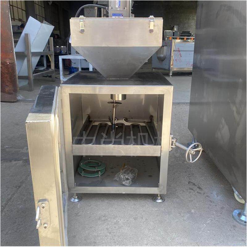 志强烟熏豆干素鸡全自动烟熏炉豆腐干烟熏腊肉红肠烟熏机烘干设备