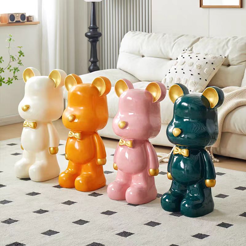 暴力熊存钱罐大号2025年新款客厅落地储钱罐儿童女只进不出储蓄罐