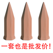 跨境陶土浇水自动渗水器浇花施肥浇花瓶红陶渗水自动滴灌器懒人