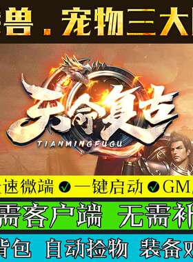 热血传奇单机版176天命复古微变专属三职业3大陆成就天赋后台微端