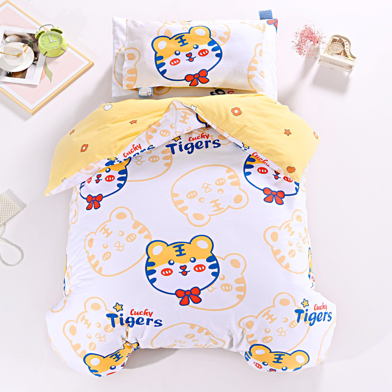 幼儿园被子三件套40S纯棉卡通