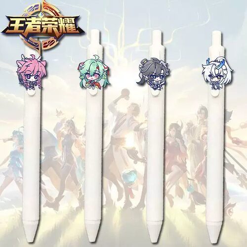 孙权敖隐可爱按动中性笔
