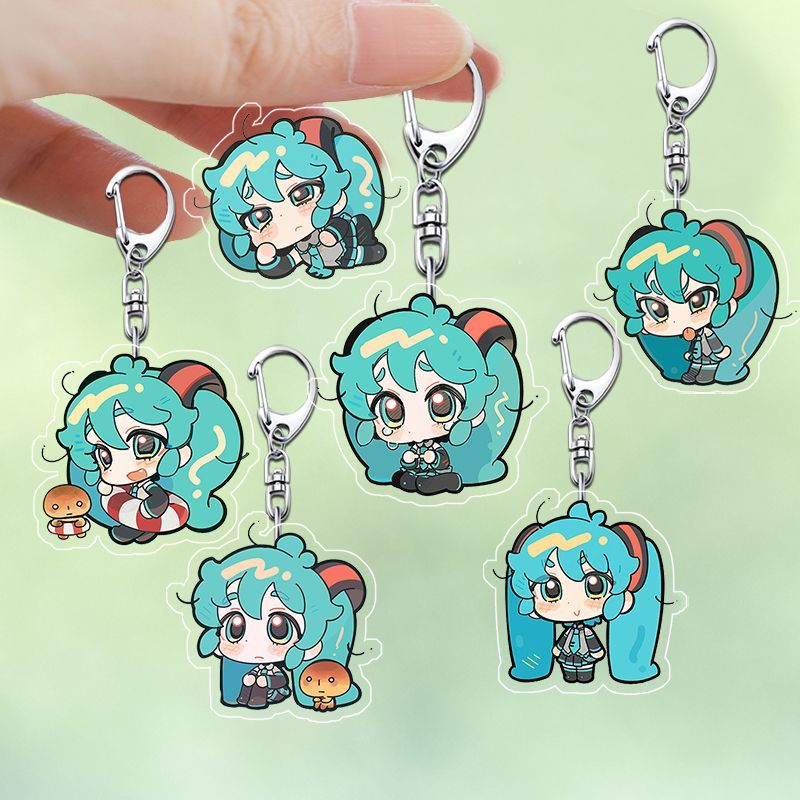 初音未来钥匙扣周边亚克