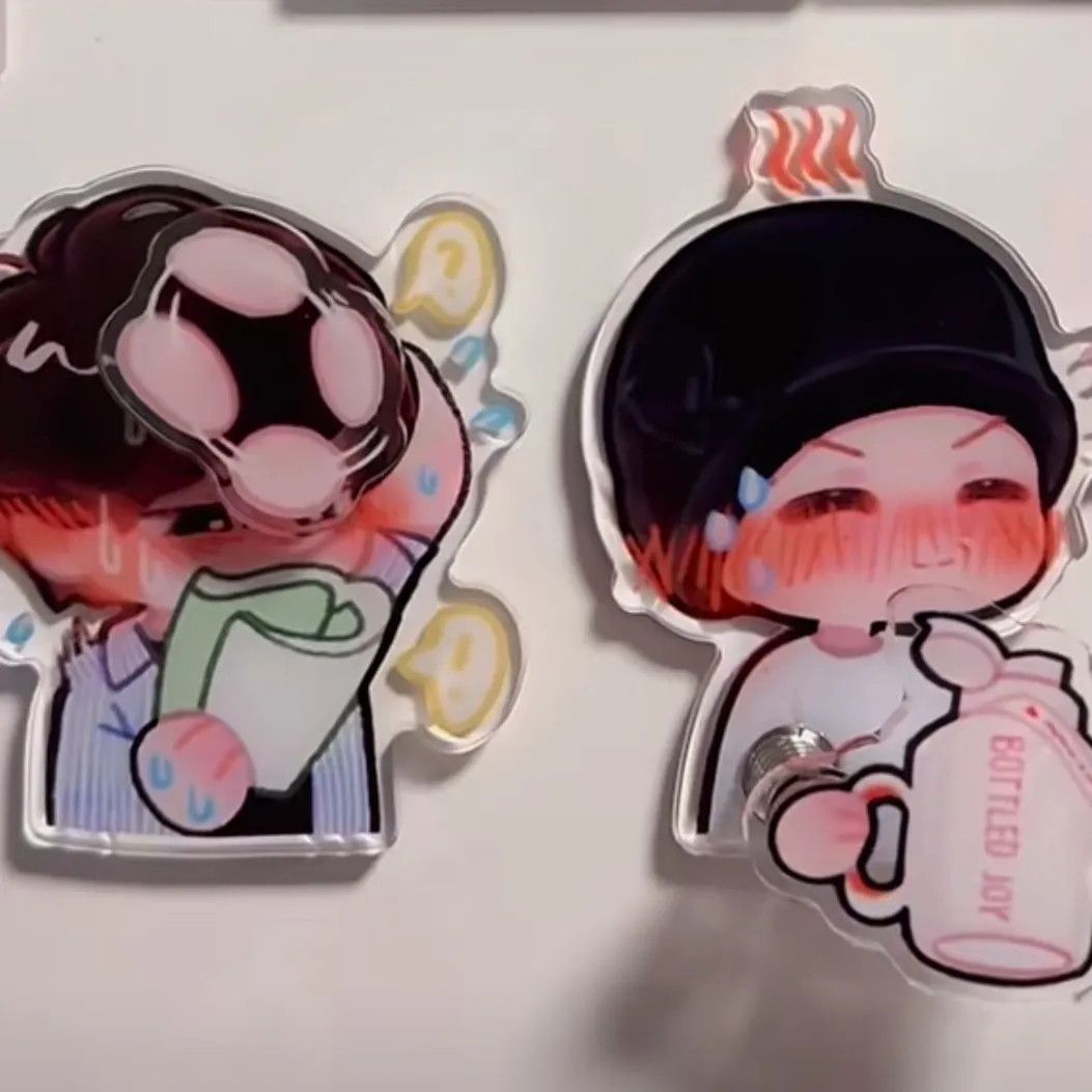 田栩宁梓渝周边旋转冰箱贴