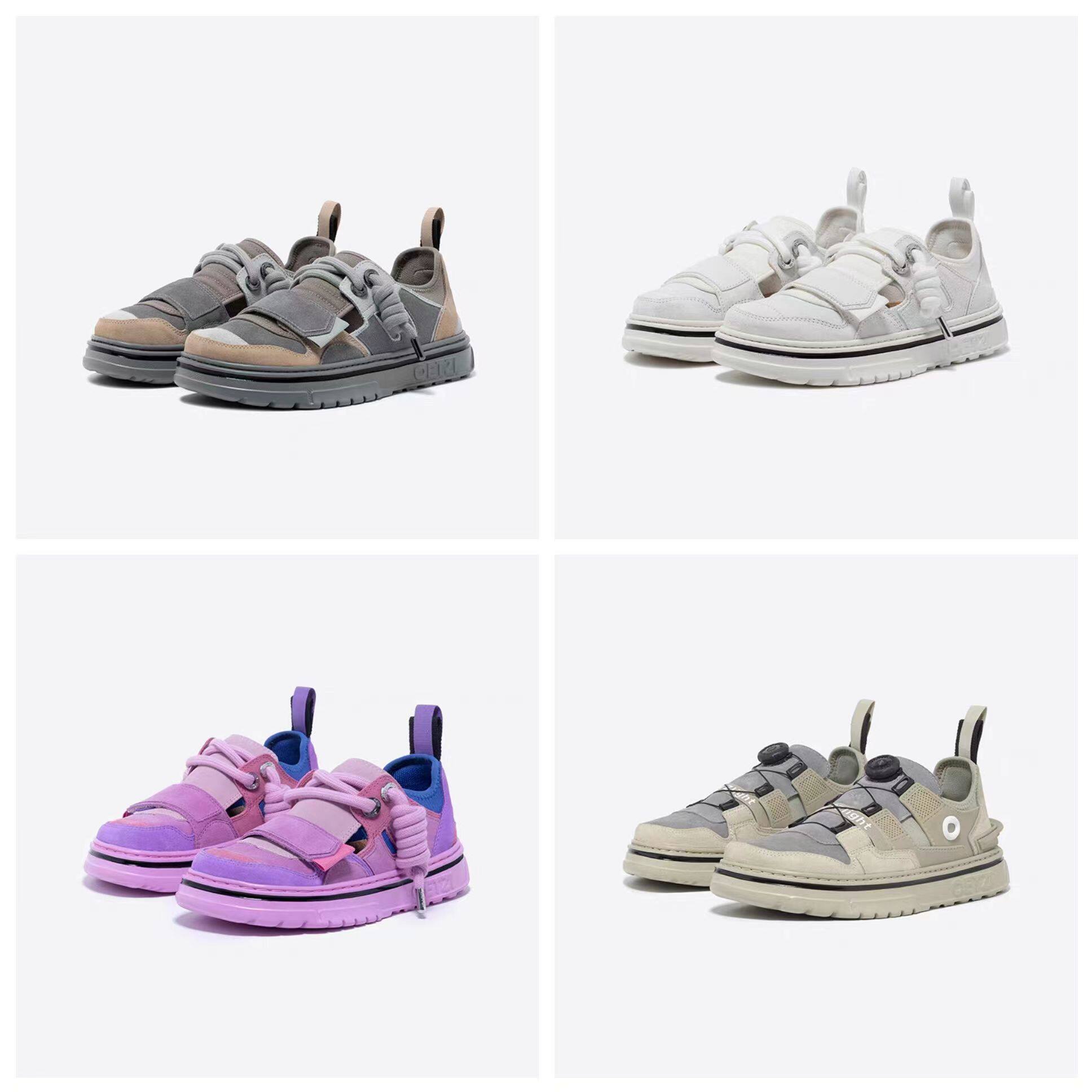 冰人奥兹丑萌鞋机甲鞋23春季新款男女款休闲低帮鞋小众潮鞋