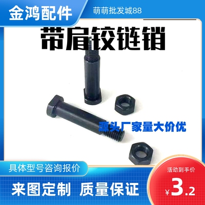 带肩铰炼销轴CLBDG/MIE01-D4 D5 D6 D8 D10 12-L10 12 14 15 50