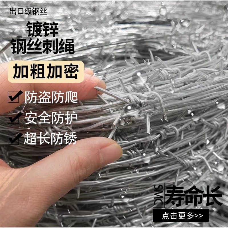 钢丝刀片刺绳铁丝铁蒺藜防爬网