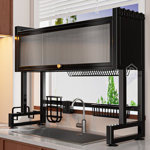 碗碟沥水架洗碗水池上方碗架