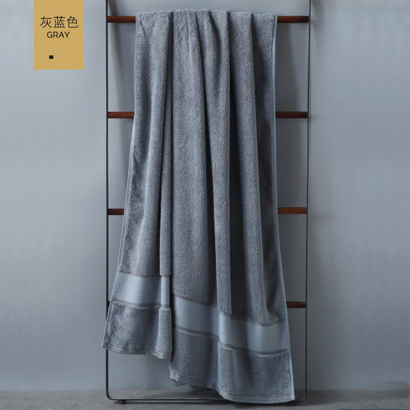 松树林加长加大号2米浴巾纯棉加厚吸水酒店会所洗浴中心专用可成