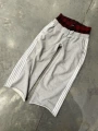 Gray and Red Stitching