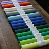 定制纯色台湾防水茶席桌旗手绘新中式 禅意干泡布艺垫加长桌布麻布