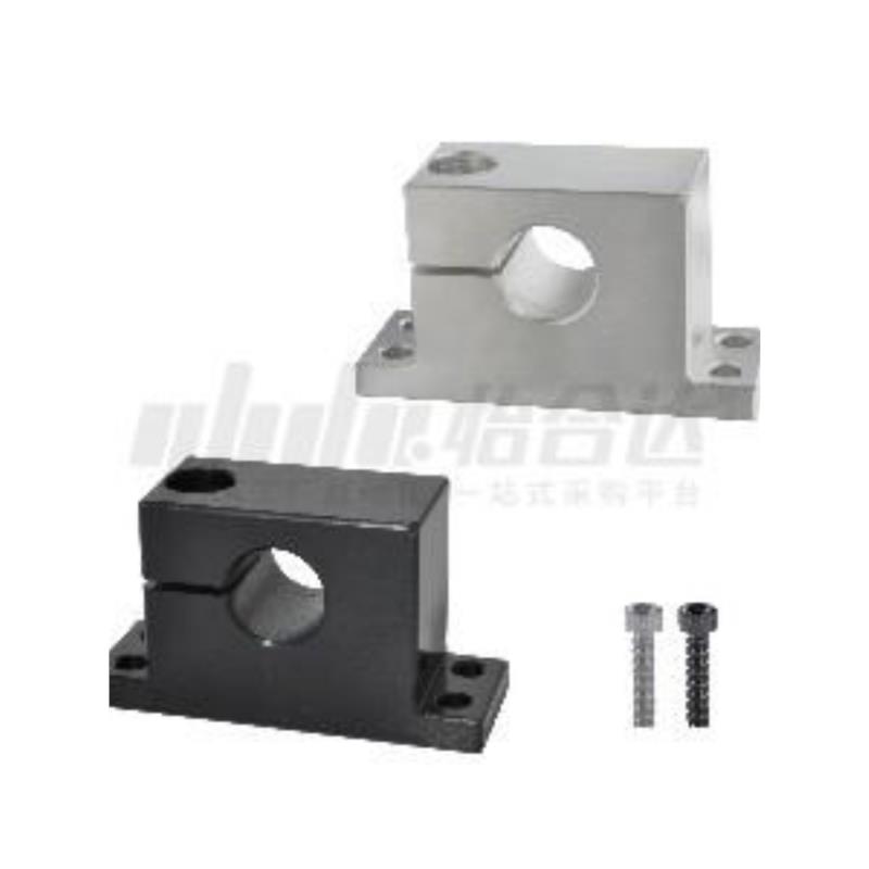 怡合达 GDC01-D8-H10 GDC01-D8-H20 加厚T形导向轴支座 侧开口型