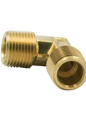 同径黄铜低压用拧入型接头弯管型SJSML6A/8A/10A/15A双外螺纹弯头