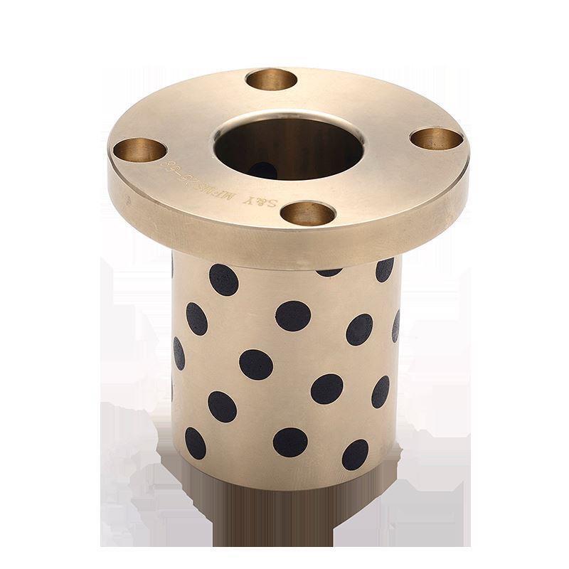 替代MPTZ-6-8-10-12-13石墨铜套 法兰一体轴承 无油衬套圆法兰定