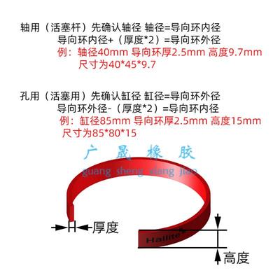 新款包邮赫莱特H506密封圈夹布HALLITE导向环220225*225230*15202