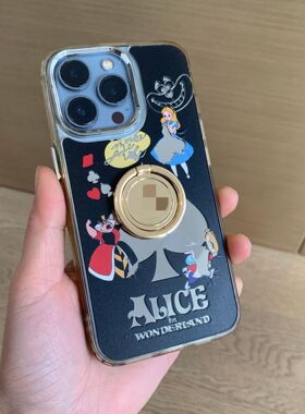 手机支撑小香风圆镜桌面折叠立体圆手机支架随身携带折叠ins同款