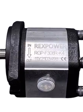 新款台湾REXPOWER齿轮泵RGP-F0 F1 F2 F3 F4 F5 1 2 3 6 4 7 包邮
