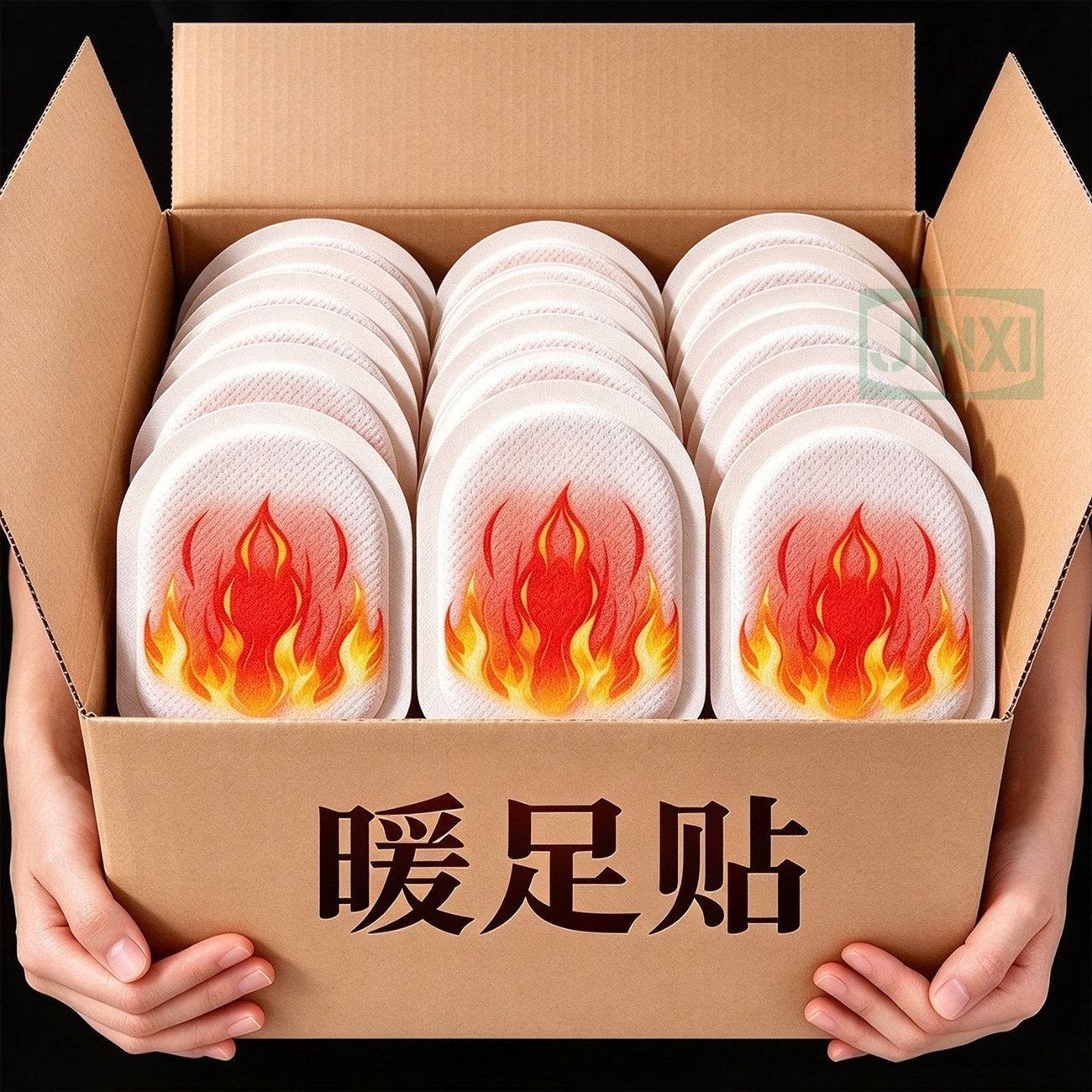 暖足贴可行走发热脚套发热脚底脚套保暖贴热敷护脚持久防寒暖足贴