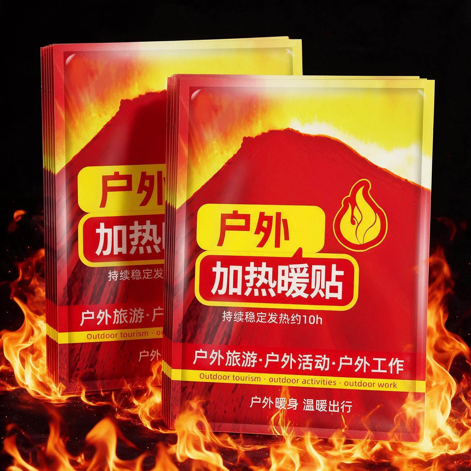 户外高温暖贴冬季自发热暖身贴出行防寒高温暖贴户外专用外出