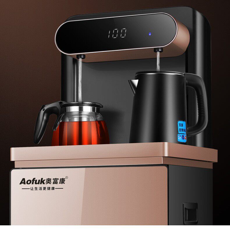 茶吧机智能饮水机全自动高端下置水桶冰温热自动上水压缩制冷立式