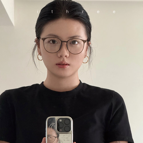 纯银设计感素圈修饰脸型百搭