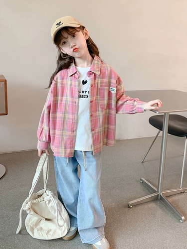 Рубашка, детская тонкая куртка, осенняя