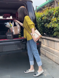 夏装茶系一整套小个子微胖显瘦梨型多巴胺穿搭休闲网红两件套装女