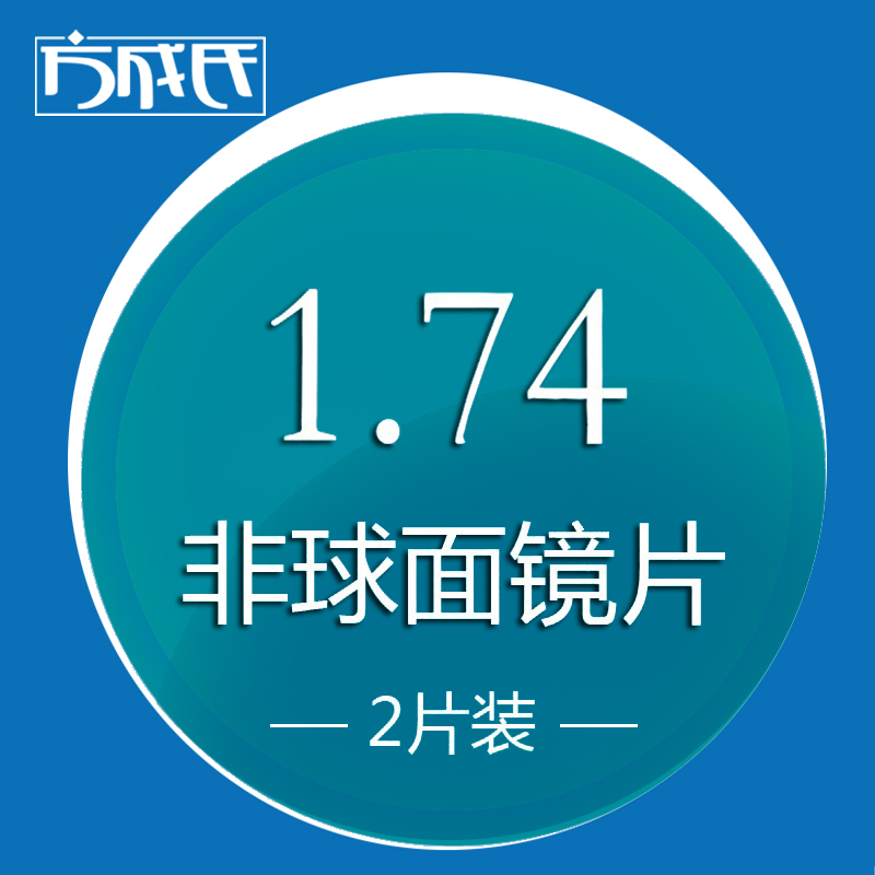 非球面超薄防uv绿膜眼镜片