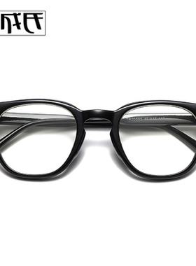 白鹿同款GM黑框眼镜近视女可配度数防蓝光素颜神器黑色大框显脸小