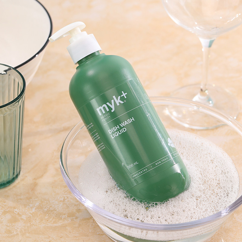 洣洣myk进口洗洁精去油污厨房家用低敏洗碗精母婴用餐具婴幼儿童
