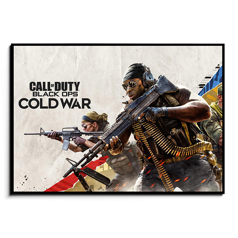 使命召唤游戏海报 cod幽灵现代战争周边网咖墙贴大画壁纸装饰挂画
