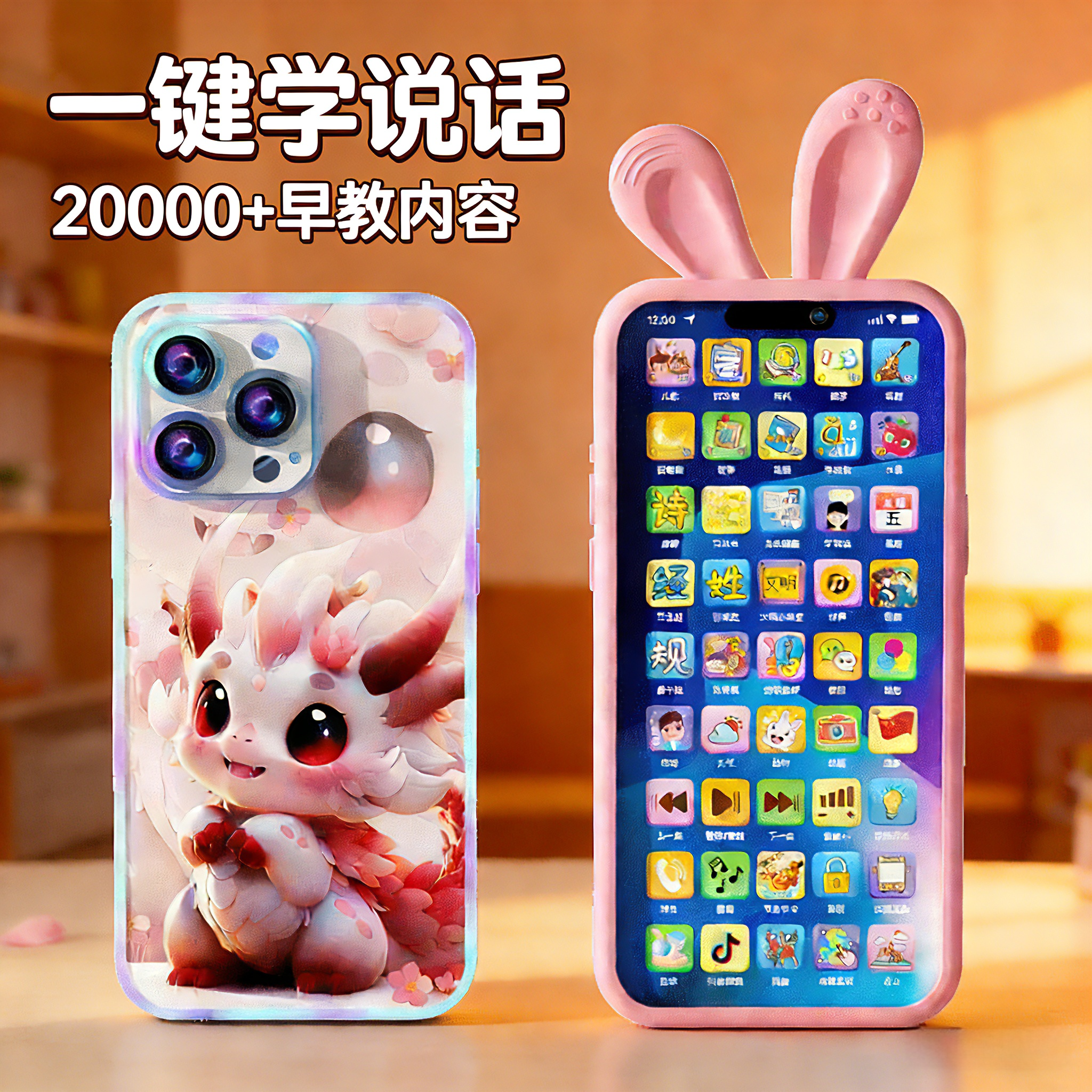 新款儿童手机玩具仿真音乐电话模型婴儿可啃咬宝宝早教益智男女孩