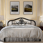 正品 RICH HOME 简约轻奢加粗加重铜铁混合无甲醛铁艺床小户型双人