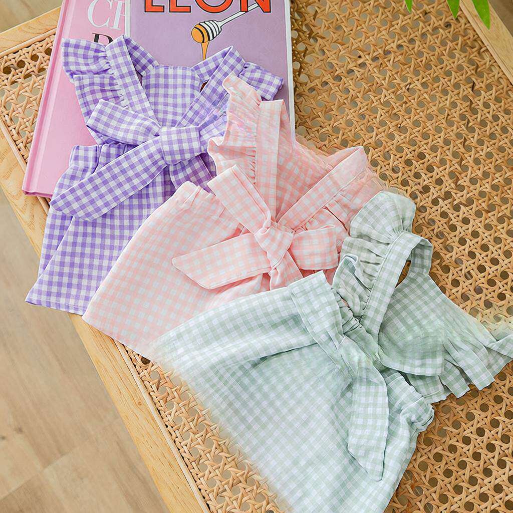 宠物连衣裙猫咪吊带裙狗狗衣服夏季泰迪比熊通用小型幼犬春夏薄款