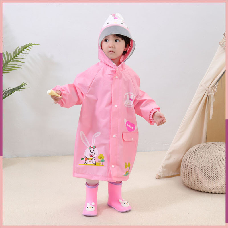 宝宝雨衣雨鞋套装1-6岁小童儿童2雨具男童幼儿女童婴儿水雨靴