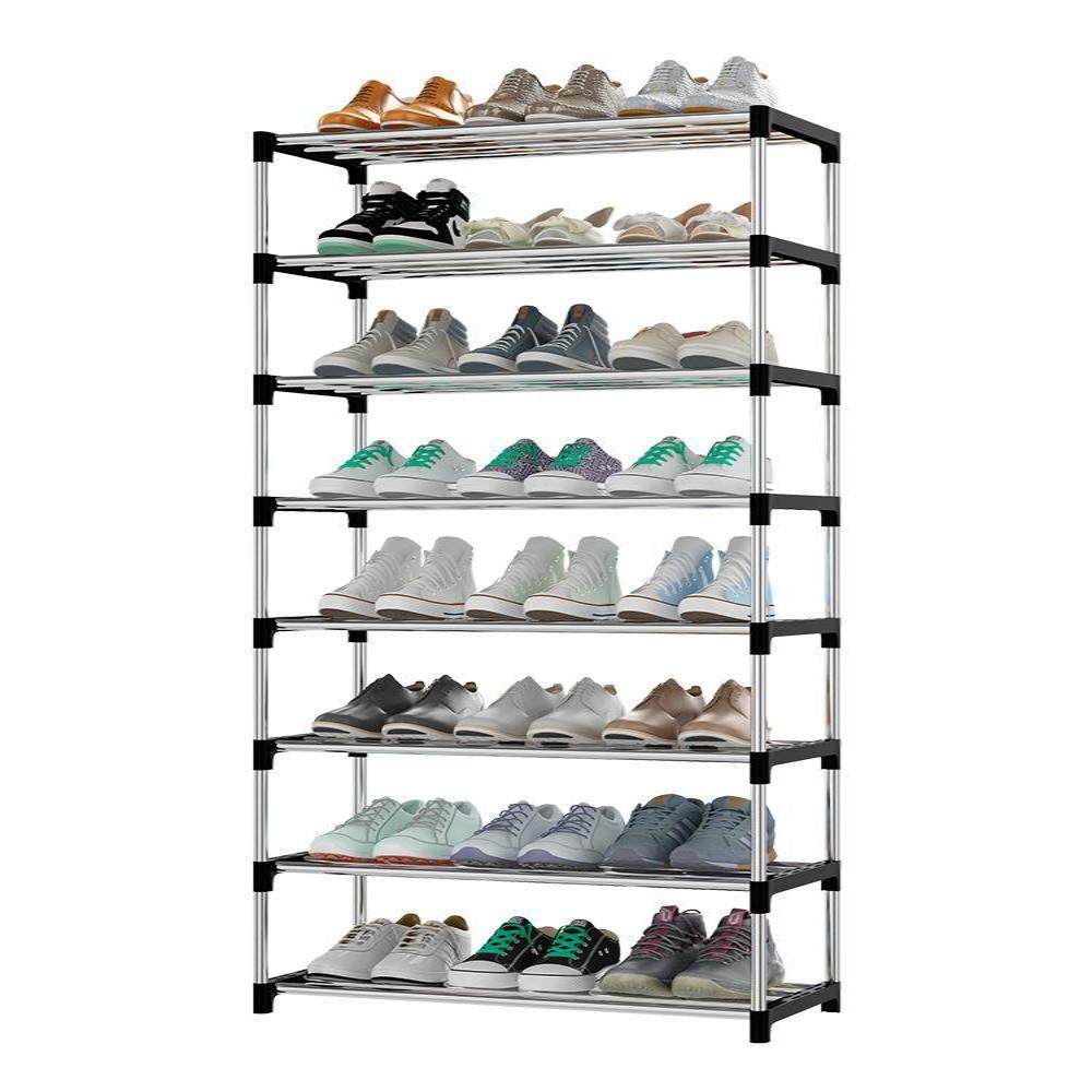 鞋柜塑料多层十层 加粗钢管组装家用学生宿舍收纳经济型简易鞋架