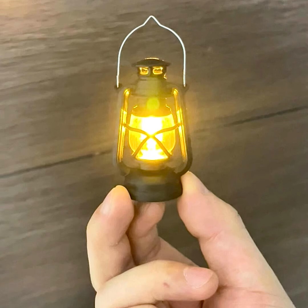迷你手持小夜灯复古煤灯氛围灯