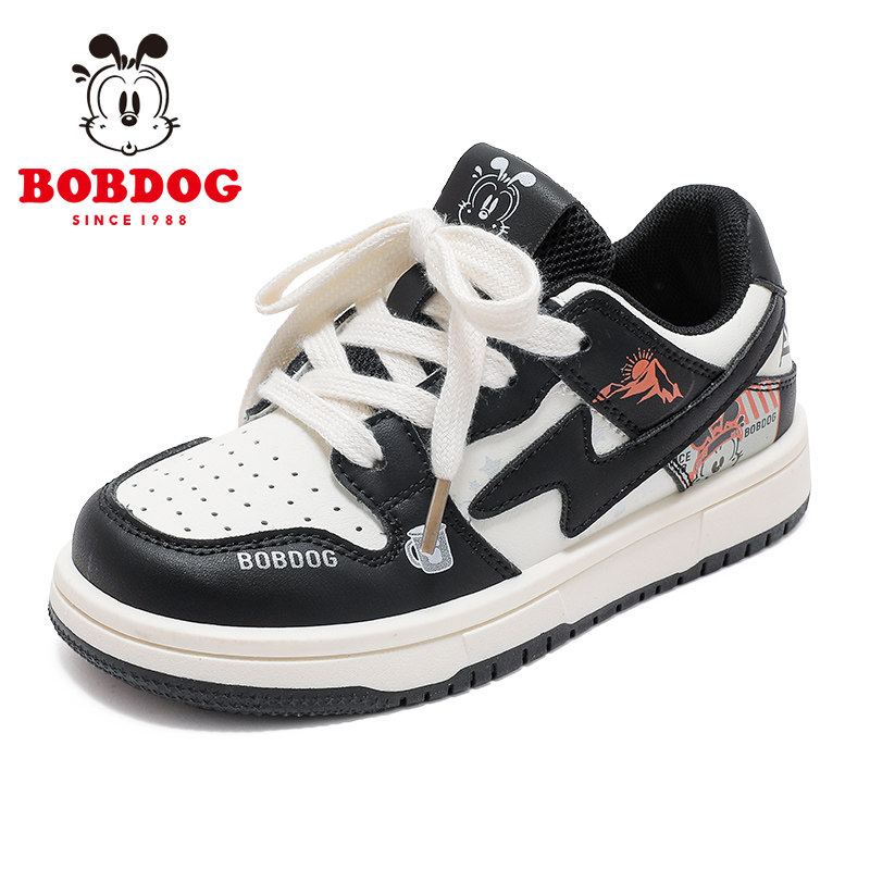 巴布豆官方旗舰店童鞋男童运动鞋春秋款2025新款休闲时尚儿童板鞋