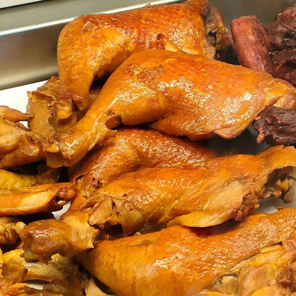裕昌老烧鸡腿哈尔滨食品东北特产好吃的美食零食开袋即食熏酱包邮